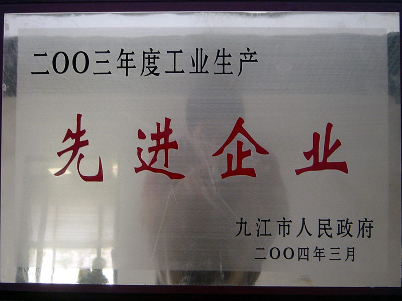 工業生產先進企業(江西亞東) 工業生產先進企業(江西亞東)